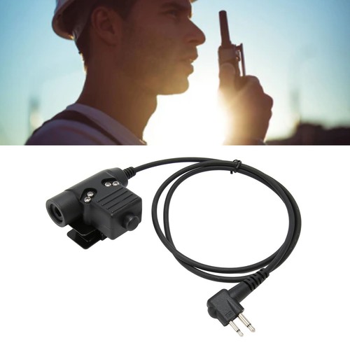 Adapter mikrofonu PTT PU Walkie Talkie Złącze pasuje do GP88 GP300 GP3688 DEP FY - Zdjęcie 6 z 23