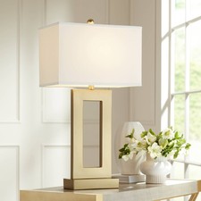 Marshall Modern Table Lamp 30" Tall Gold Open Metal for Bedroom Living Room Home