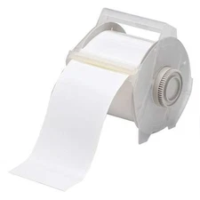 Brady 76616 Label Tape Cartridge, White, Labels/Roll: Continuous