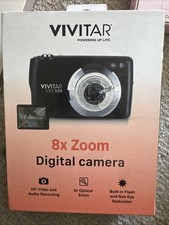 Digital Camera Vivitar VES 529 8X Optical Zoom HD Video and Audio Recording NIB