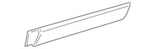 Genuine Hyundai 2005-2006 Santa Fe Body Side Molding 87721-26500