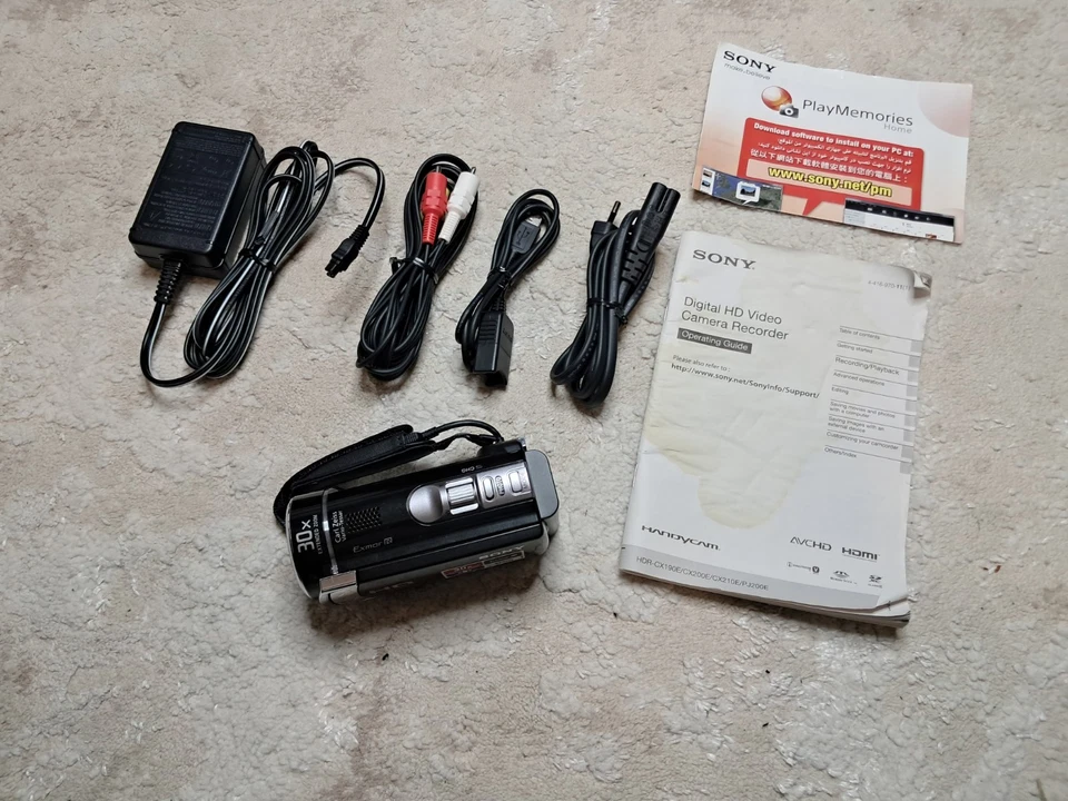 Sony Handycam HDR-CX190E Digital Video Camera Recorder Camcorder Retro Black - Image 3 of 4