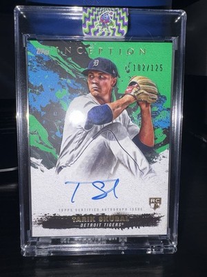 2021 Topps Inception - Rookie and Emerging Star Autographs Tarik Skubal /125
