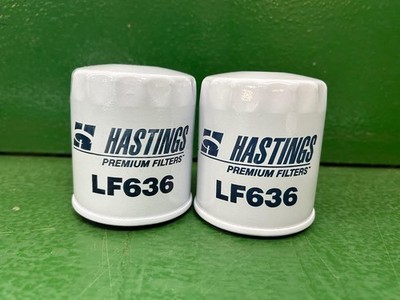 Hasting LF636 Engine Oil Filter 2 Pk. WIX 57060 57073 NAPA 7060 New Genuine