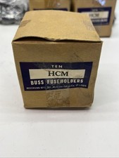 10x Bussmann HCM 15A 250V Fuseholder New Old Stock USA Seller