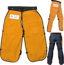 Apron Style Chainsaw Chaps with Pocket Adjustable Waist Lightweight Class B