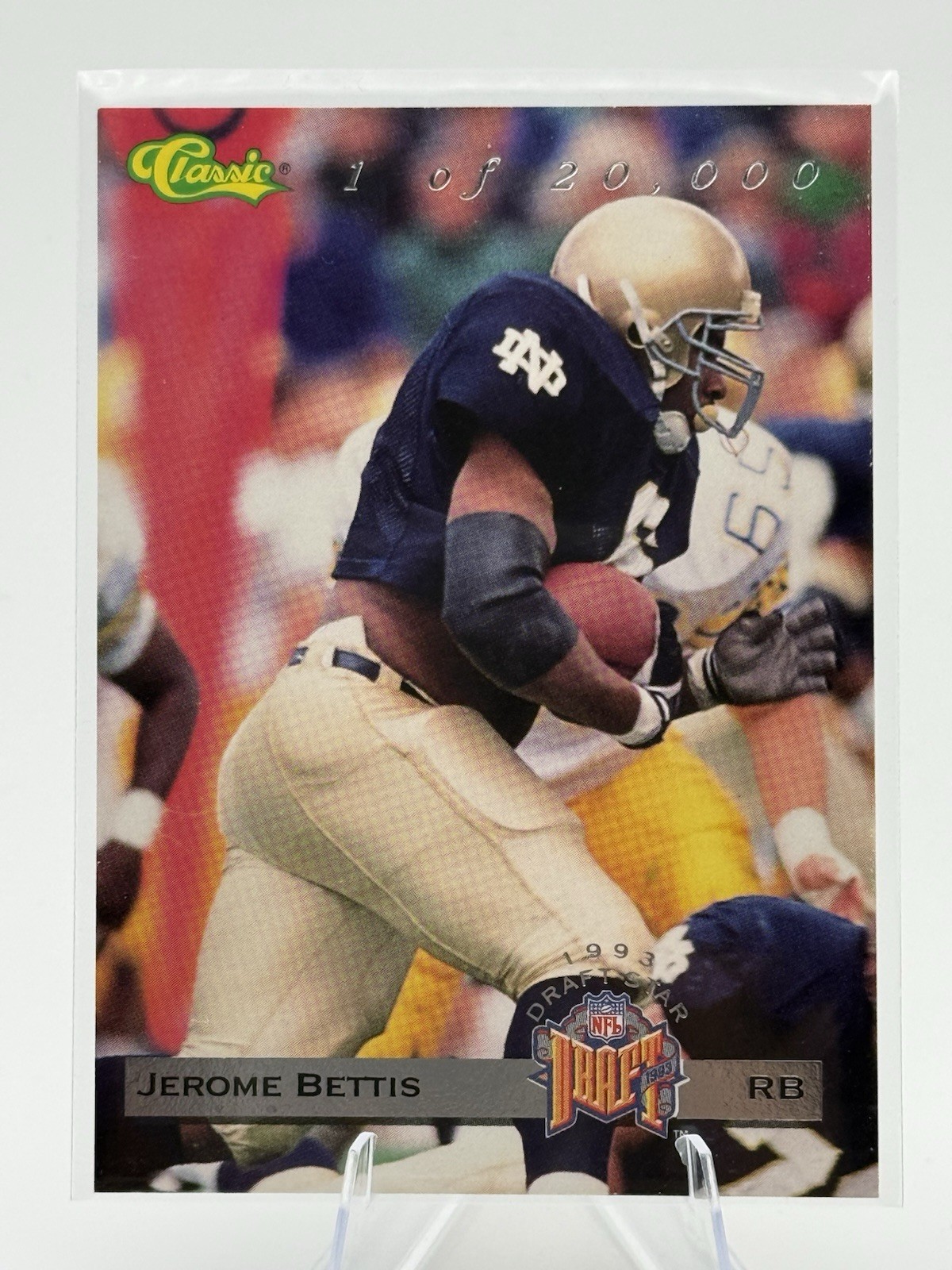 1993 Classic Draft Picks Jerome Bettis # DS8 Draft Stars Rookie /20000