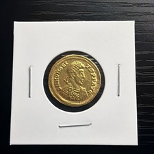 Honorius AD 393-423 AV Solidus (4.37g) Gold Coin Beautiful Coin!