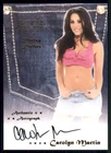 2012 Bench Warmer Daizy Dukez #69 Carolyn Martin AUTO