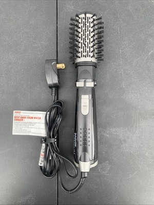 Babyliss Pro Titanium Rotating Hot Air Brush 2  Black Volumizing Blow Dry Y362SR