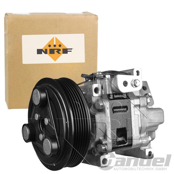 1X NRF Easyfit Klimakompressor Passend FüR Mazda 3 1.6L MZR Motor-image