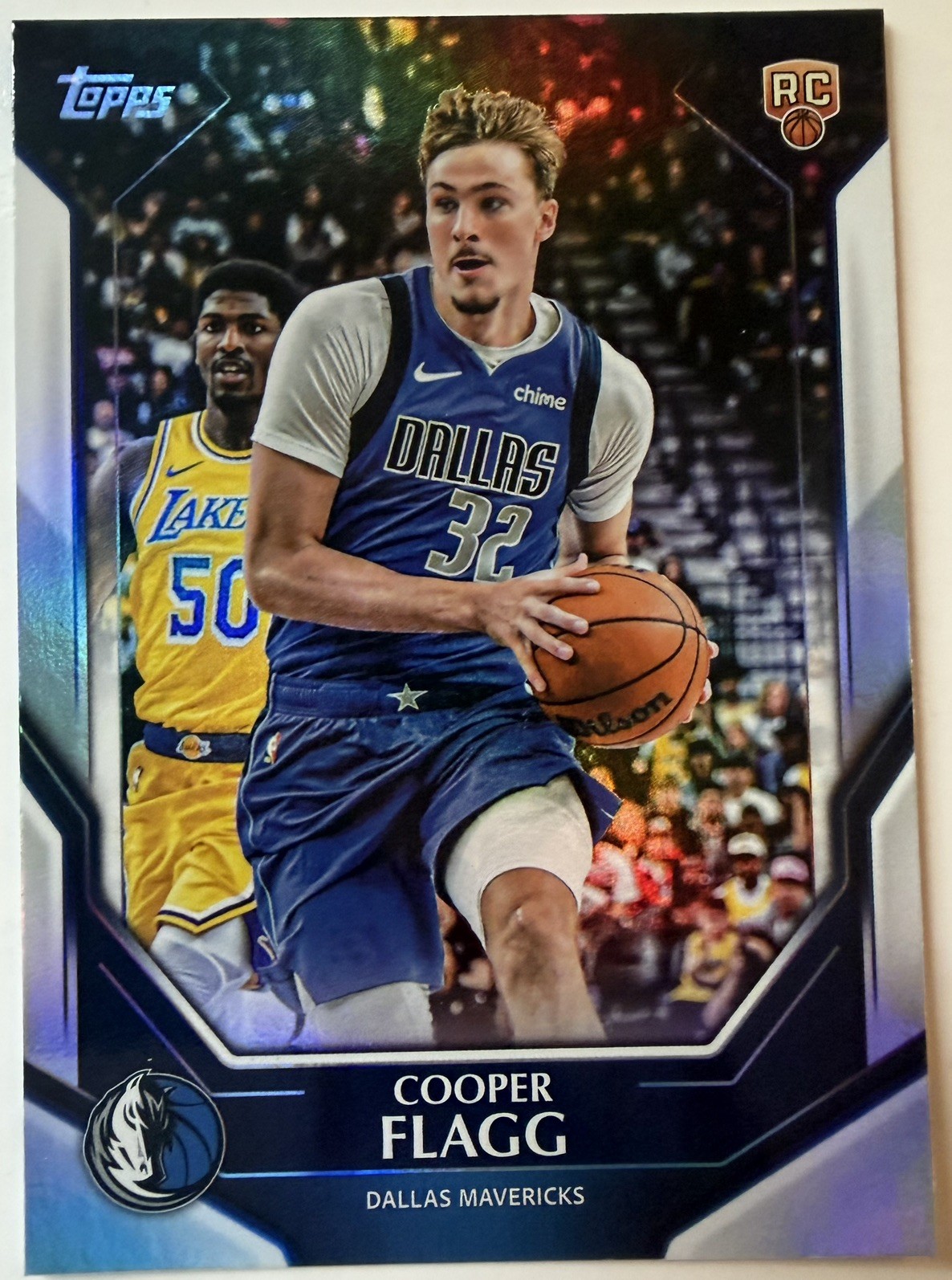 2026 Topps Collectors Kit Exclusive Cooper Flagg RC Holo Foil #NBA-6 Mavericks
