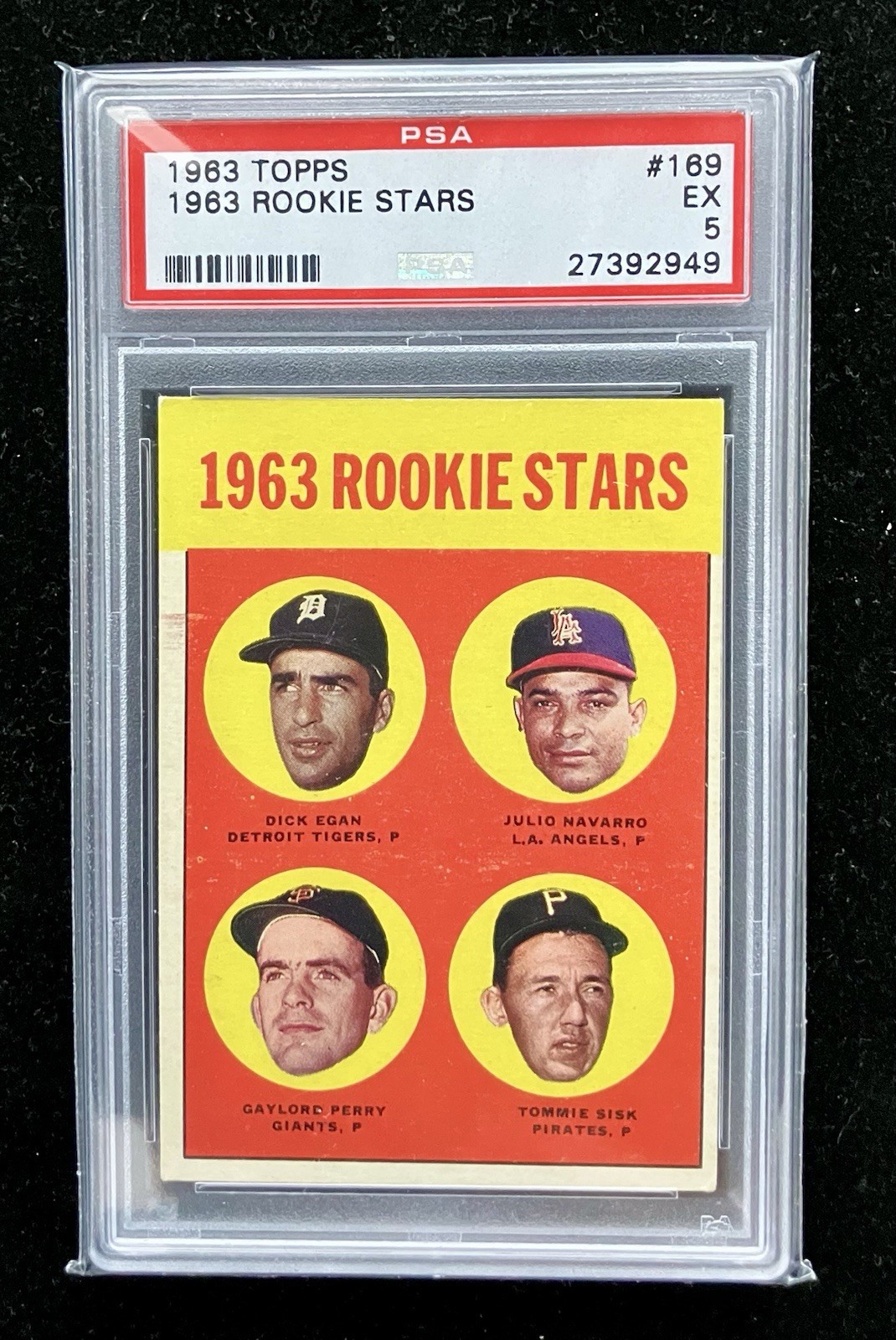 1963 Topps TOPPS #169 1963 Rookie Stars front