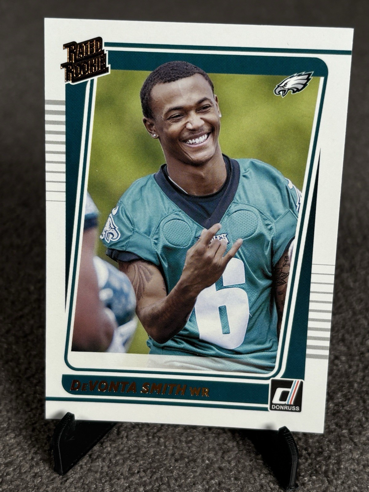 2021 Panini Donruss Portrait Rated Rookie DeVonta Smith #261 Eagles