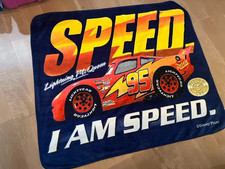 Disney Pixar Cars Lightning McQueen I Am Speed Throw Blanket 58x48 Northwest Co