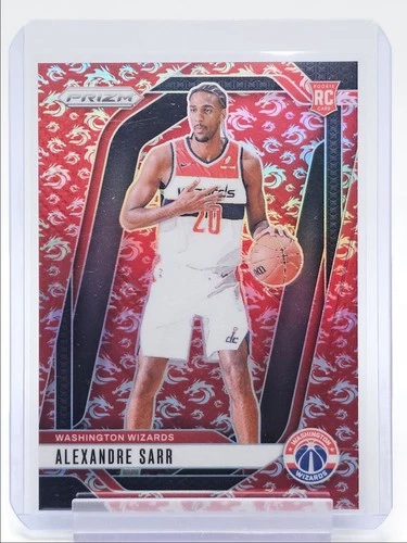 ALEXANDRE SARR 2024-25 PANINI PRIZM ROOKIE RED DRAGON SCALE RC /88 Q5118