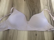 Nautica Womens Pink Wireless Bra 36c