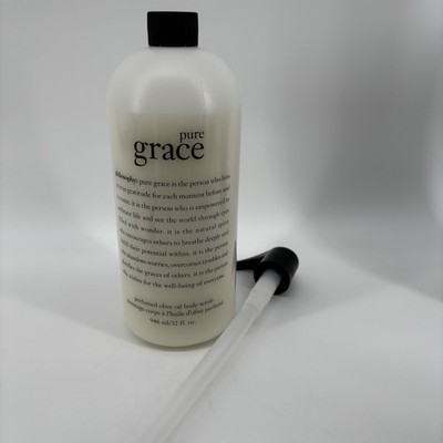 Philosophy Pure Grace Perfumed Olive Oil Body Scrub 32 fl oz  Sealed & Pump