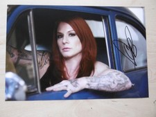 Candace Kucsulain "Walls of Jericho" autograph signed 20x30 cm picture