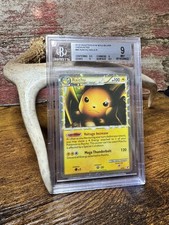 2010 Pokemon HGSS Undaunted # 83 Raichu Holo Beckett BGS 9 Card MINT Ultra Rare!