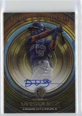 2022 Bowman Inception Gold Foil Pattern II 21/50 Daniel Vasquez Auto 1ls3