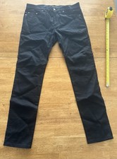 Yves Saint Laurent YSL Men  s D02 M/SK -LW Slim Jeans Size 34 Black Wash Denim