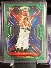 2020-21 Panini Prizm - Deni Avdija #290 Green Prizm (RC)