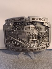 1991 M.D. Ramsey Baltimore Division Engineering Department CXS Trans Belt Buckel