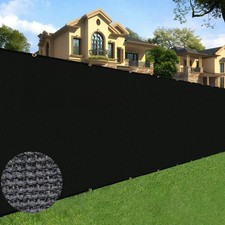 Privacy Screen Fence 6 ft x 50 Heavy Duty Cover Black