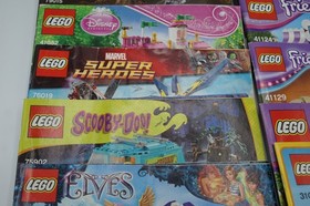 LEGO Instruction Manuals Lot Mixed Themes Disney Princess Creator Minecraft