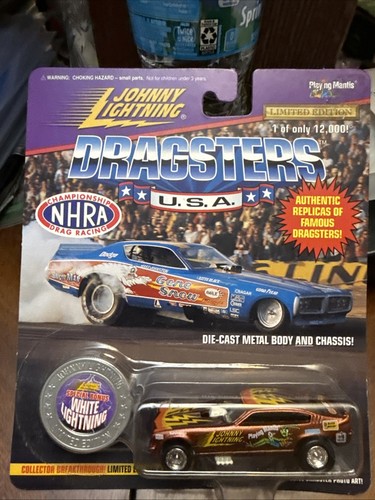 Johnny Lightning White Lighting Dragster USA #3