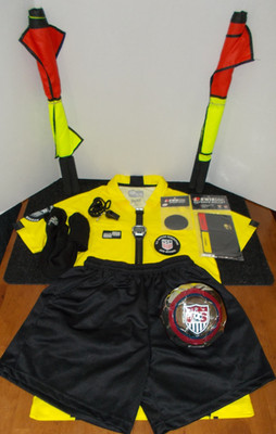 OFFICIAL US SOCCER FEDERATION USSF REFEREE PROGRAM SET + NIKE US SOCCER BALL