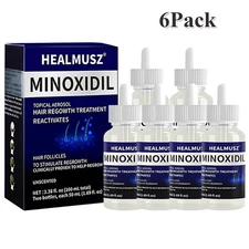 Minoxidil 5% Extra Strength 6 Pack Men Hair Regrowth Treatment 6 Month Supply