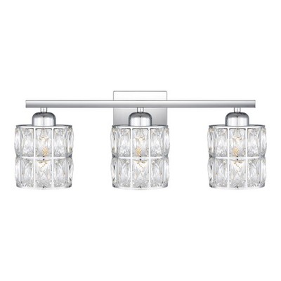 Polished Chrome Three Light Bath from the Gibson Collection