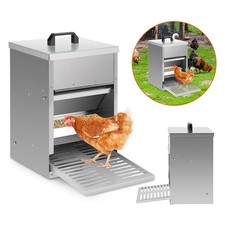 Mangiatoia automatica per polli con coperchio mangiatoia impermeabile dispenser mangime mangiatoia