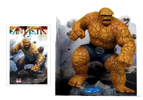 š„PREVENTAš„McFarlane Marvel Fantastic Four: The Thing Figura Posada Escala 1:10 - Imagen 4 de 8