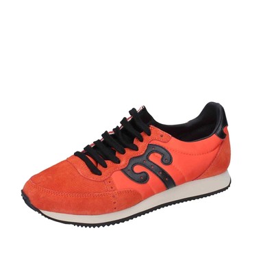 Scarpe uomo WUSHU RUYI 42 EU sneakers rosso camoscio tessuto EY101