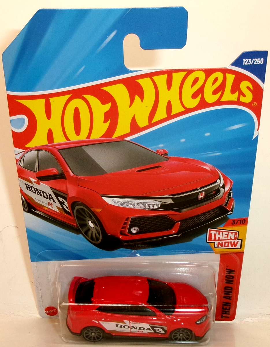 2025 HOT WHEELS 1:64 HW THEN AND NOW #3/10 RED 2018 HONDA CIVIC