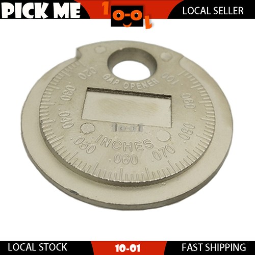 Gap Tool Gauge Ruler Measure Spark Plug Wider opener measurement feeler gaper - Picture 3 of 4