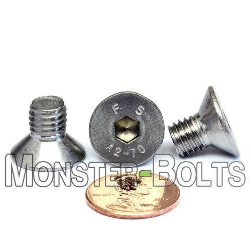 M8 Stainless Steel Flat Head Socket Cap Screws A2, Metric DIN 7991 1.25 Coarse - Picture 9 of 28
