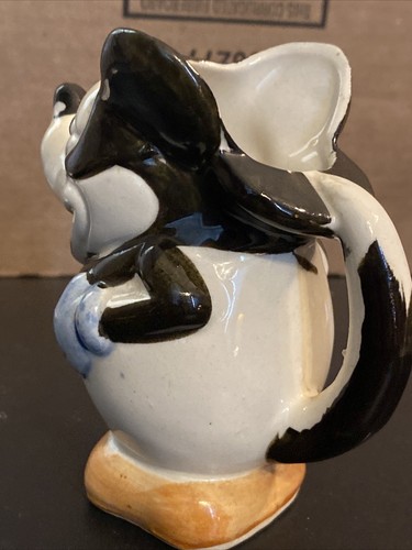 Vintage Mickey Mouse Blue Brown Creamer 1930's - 40's Made in Japan - Picture 4 of 6