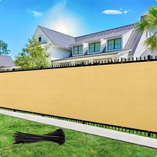 6' X50' Privacy Screen Fence Shade Garden Yard Balcony Pool Cover Dog proof Nosy