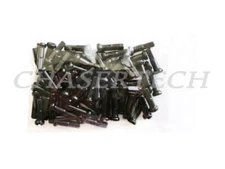 MTB Road BMX Bike 7075 Alloy Spoke Nipples 2.0mm 14G 9/16" 72 Pcs Black