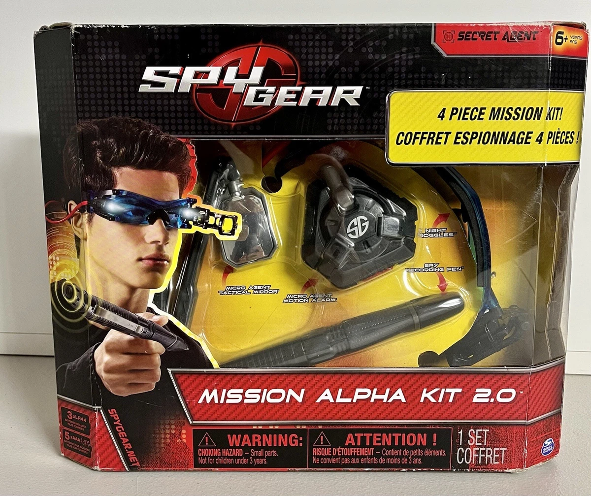 Sealed Spy Gear MISSION ALPHA KIT 2.0 - Secret Agent NIGHT GOGGLES  Recording Pen