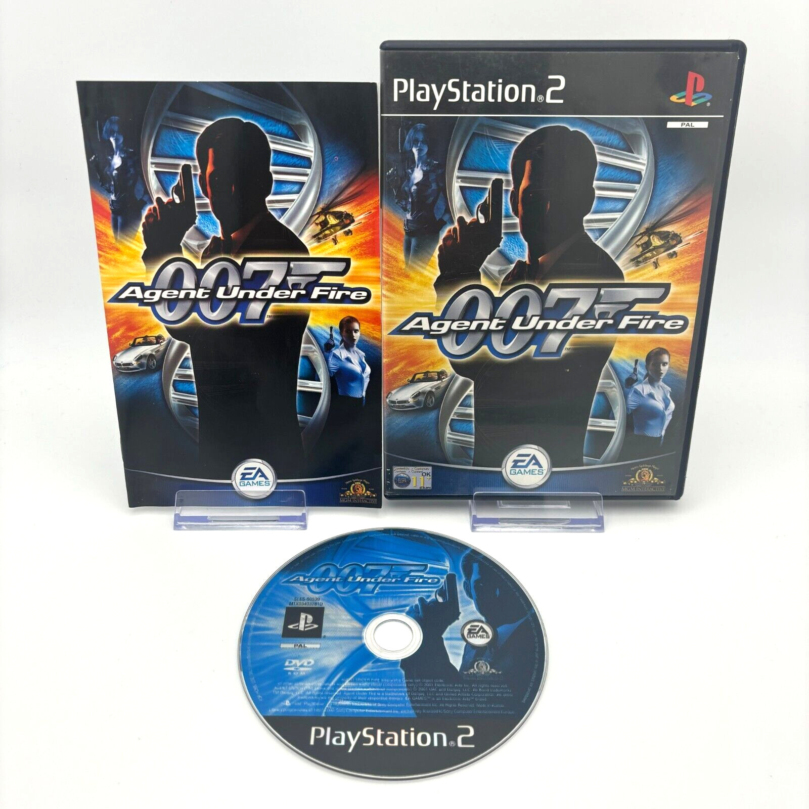 James Bond 007 In Agent Under Fire (PAL Sony PS2, 2001) *VGC* CIB *Disc Perfect*