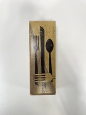 Interpur Single Rose Flatware Stainless Steel Korea 36 pieces 7 sets