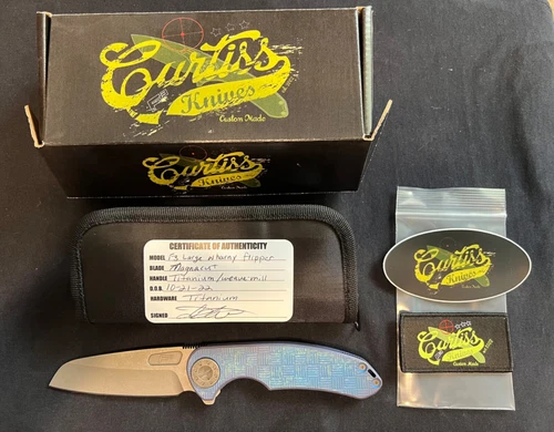 Curtiss Knives F3 Large Wharny Flipper