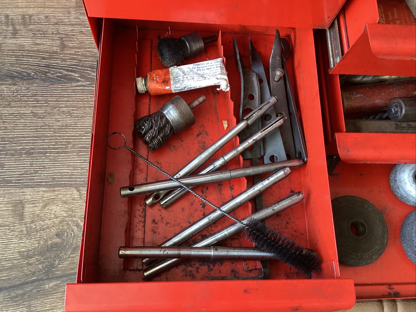 Snap On Blue Point Valve Seat Grinder Stone Dresser Tool Set W/ Case