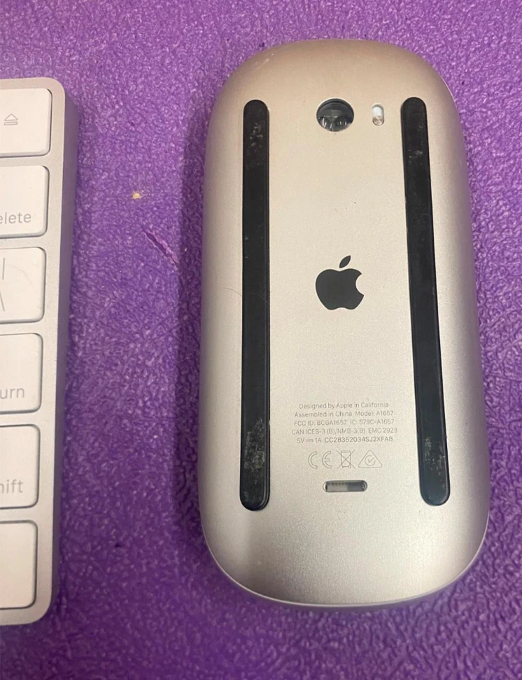 Apple A1644 Wireless Magic Keyboard 2 MLA22LL/A & A1657 Magic Mouse 2 MLA02LL/A - Image 4 of 4