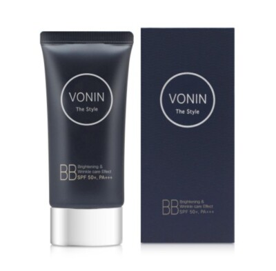Vonin The Style BB Cream 50ml  SPF50+ PA+++ Natural BB Cream for Men K - Beauty
